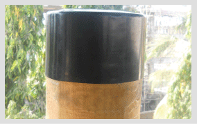 pole cap caps heat shrink wooden water end protect power pvc pro